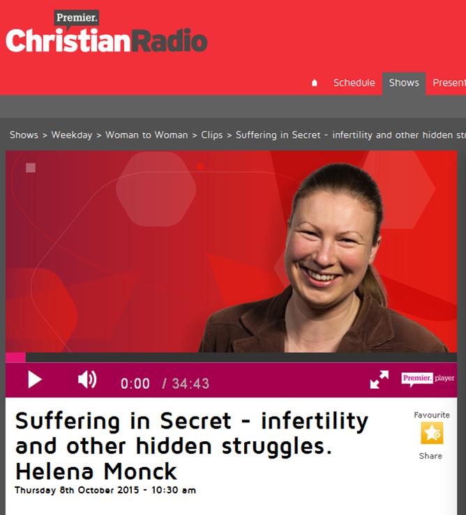 Interview on Premier Christian&nbsp;Radio